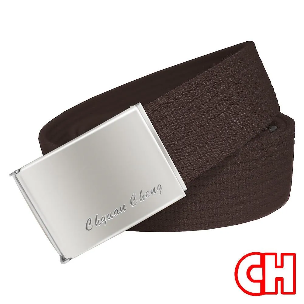 【CH-BELT 銓丞皮帶】休閒方頭造型多色織帶中性腰帶(多色) 歷史價格詳細信息