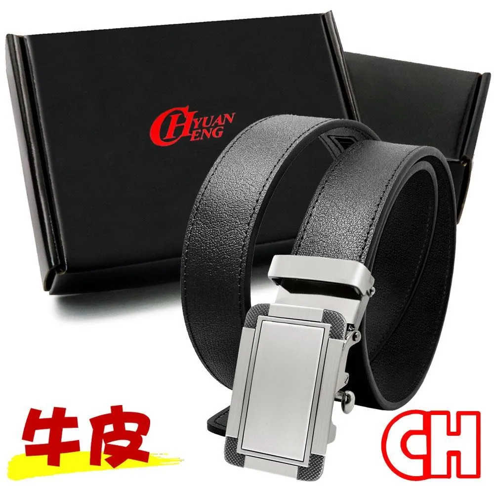 【CH-BELT 銓丞皮帶】男自動扣皮帶型男自信紳士男皮帶腰帶(黑) 歷史價格詳細信息