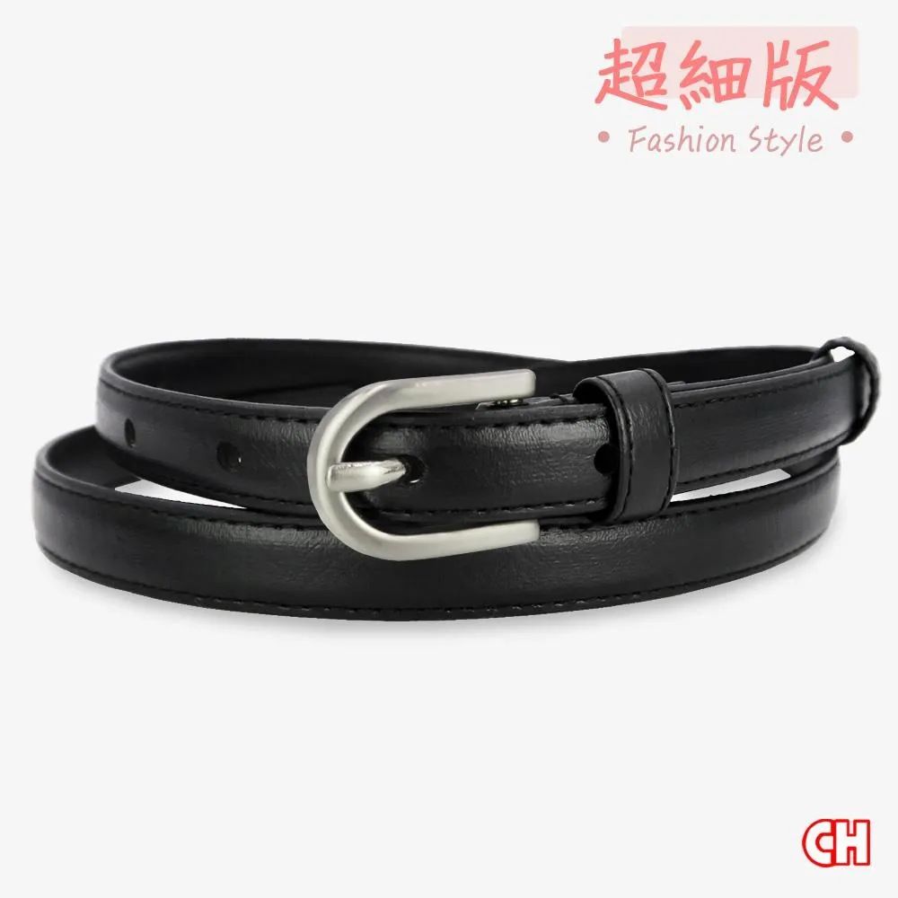 【CH-BELT 銓丞皮帶】顯瘦超細版流行百搭女生腰帶皮帶(黑) 歷史價格詳細信息
