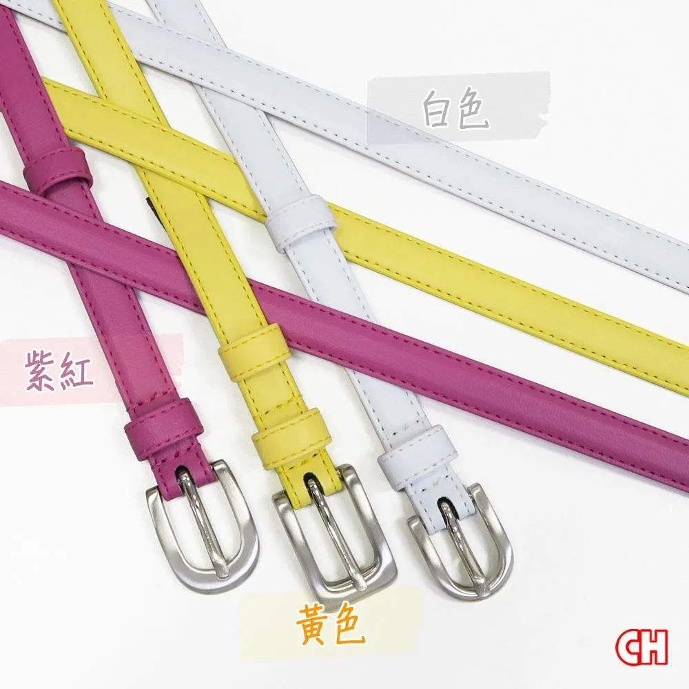 【CH-BELT 銓丞皮帶】超細版顯瘦女帶 彩色流行女生皮帶腰帶(多色) 價格比較,價格查詢,歷史價格詳細信息