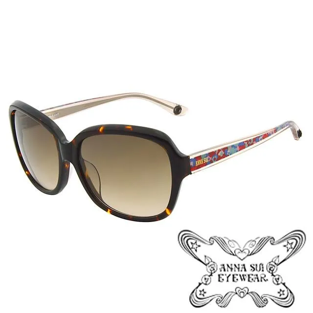 【Anna Sui】波希米亞風情系列復古印花太陽眼鏡(AS940-101-琥珀色) 歷史價格詳細信息