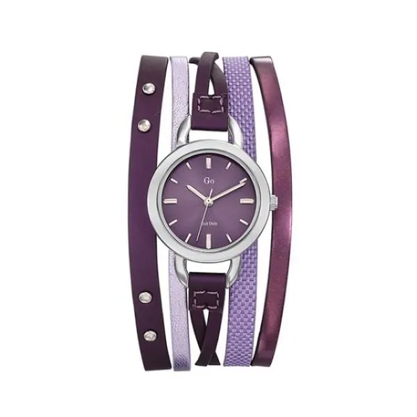 【Go Girl Only】波西米亞法國環繞真皮腕錶-極致黑/698527 歷史價格詳細信息