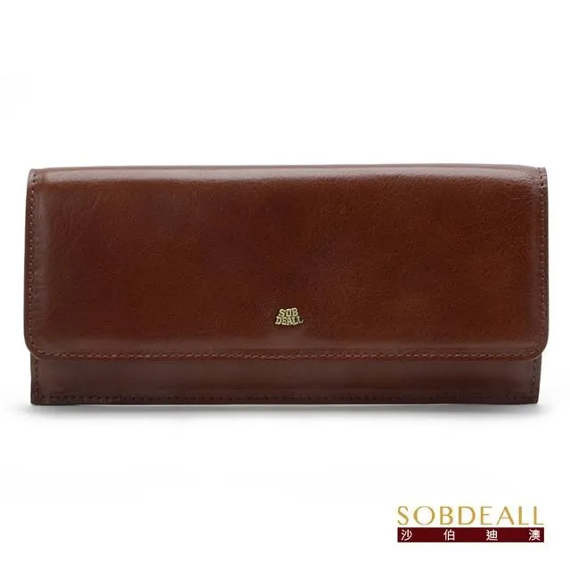 SOBDEALL 沙伯迪澳 真皮15卡雙拉鍊女用長夾 20501016402 歷史價格詳細信息