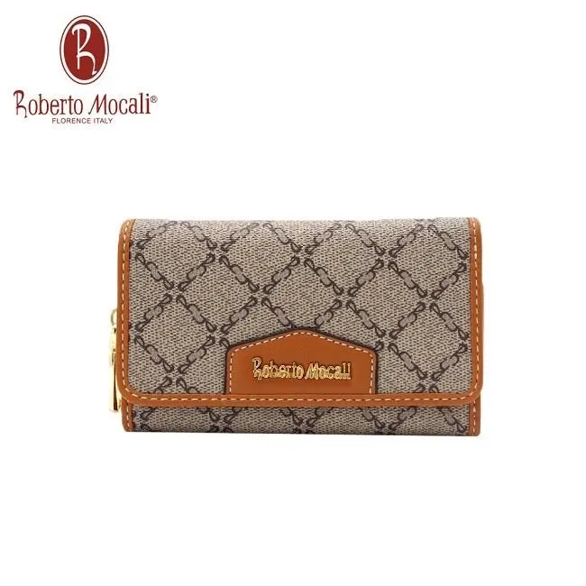 【義大利Roberto Mocali】方格單釦中翻頁15卡1鈔拉鏈零錢短夾RM-89821 歷史價格詳細信息