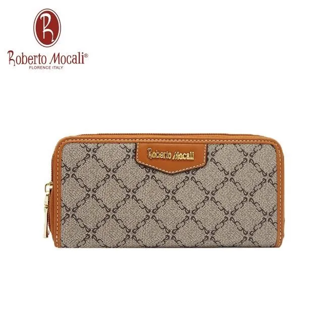 【義大利Roberto Mocali】方格單釦中翻頁15卡1鈔拉鏈零錢短夾RM-89821 歷史價格詳細信息
