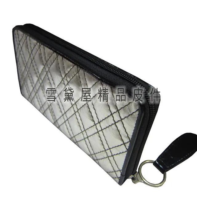長夾專櫃100%進口牛皮革U型拉鍊包覆主袋標準尺寸附盒 歷史價格詳細信息