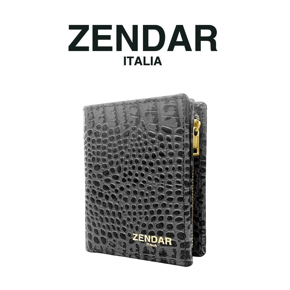 ZENDAR 頂級小羊皮鱷魚紋/鴕鳥紋拉鍊長夾 全新專櫃展示品(贈禮盒包裝) 歷史價格詳細信息