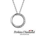 鑽石項鍊 PERKINS 伯金仕 Circle系列 18K金鑽石項鍊 歷史價格詳細信息
