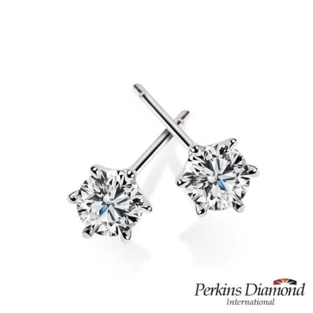 鑽石耳環 PERKINS 伯金仕 Classic系列 總重0.60克拉鑽石耳環 歷史價格詳細信息