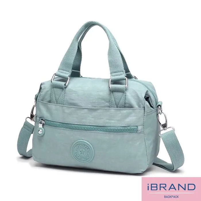 iBrand 輕盈素色防潑水尼龍手提斜側背包(多色任選) 歷史價格詳細信息