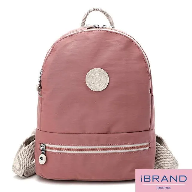 iBrand後背包 輕巧防潑水簡約口袋後背包(多色任選) 歷史價格詳細信息