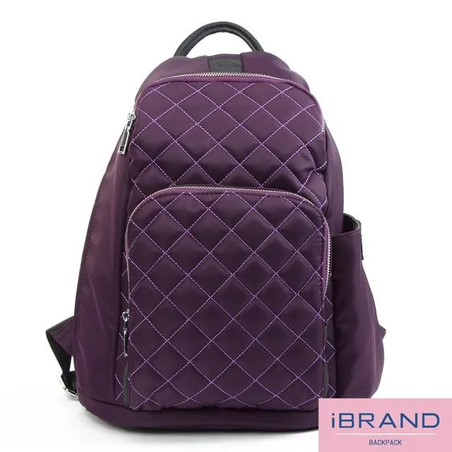 iBrand 率性時尚後開式防盜尼龍後背包(大) -魅力紅 HS-61616 歷史價格詳細信息