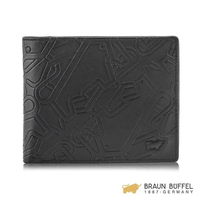 【BRAUN BUFFEL】BONVILLE 邦維爾系列4卡零錢袋皮夾 - 黑色 BF360-315-BK 歷史價格詳細信息