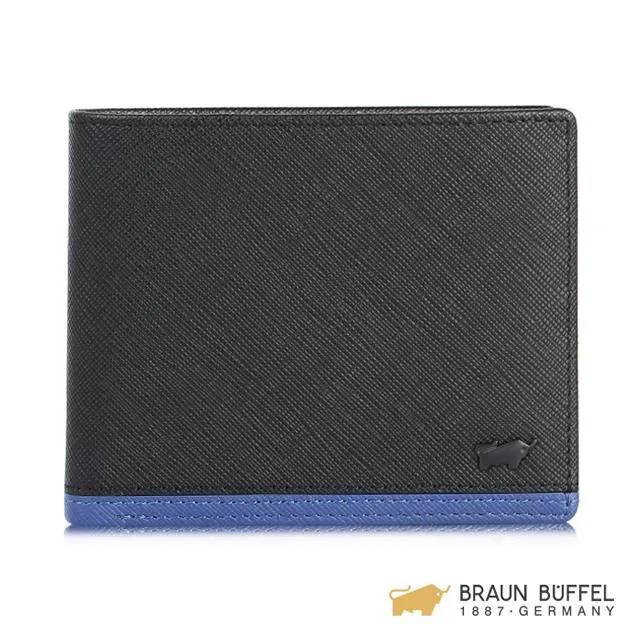 BRAUN BUFFEL RATHAUS 市政廳系列4卡零錢袋皮夾 - 藍色 BF388-315-BL 歷史價格詳細信息