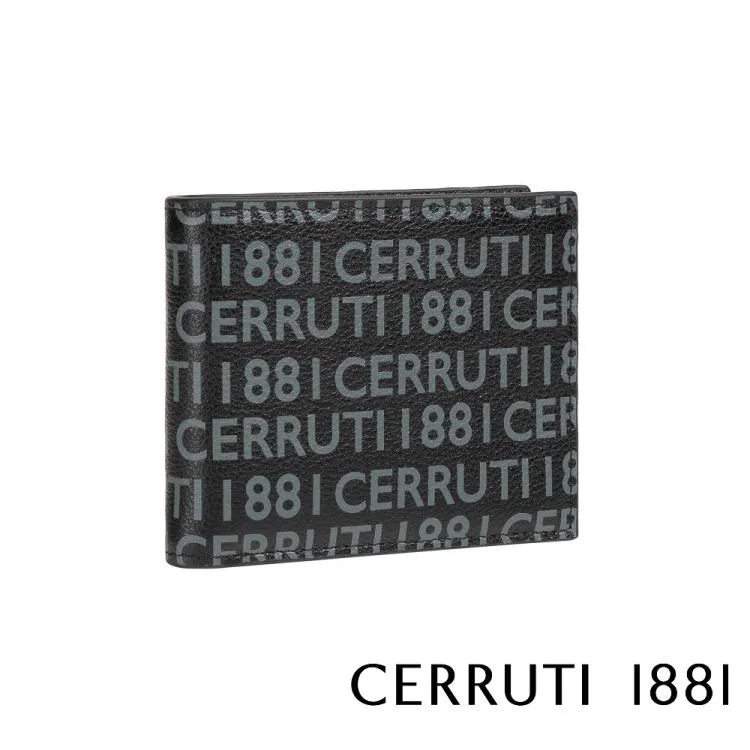 【Cerruti 1881】頂級義大利小牛皮4卡零錢袋短夾 KLAUS(黑色 CEPU05540M) 歷史價格詳細信息