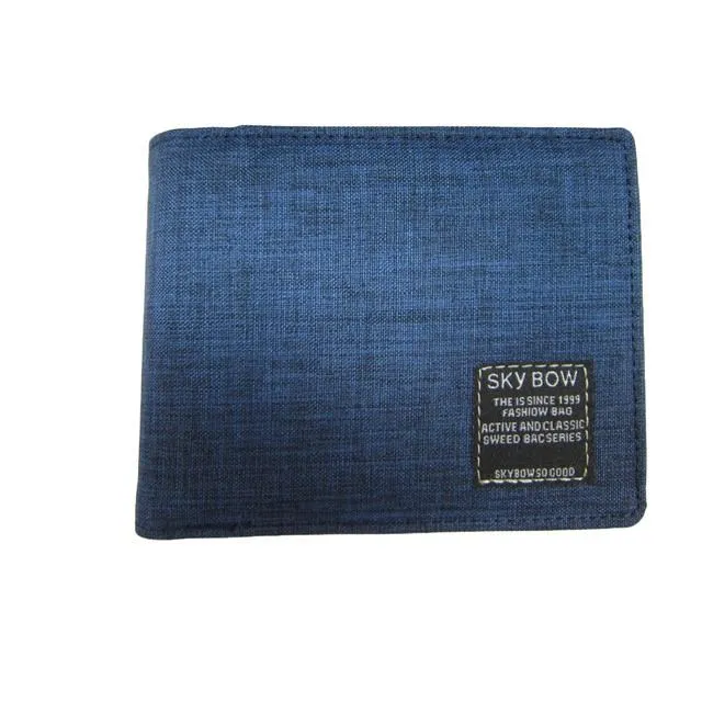 SKYBOW 長夾二摺型主袋休閒中性款防水尼龍布材質可刷洗 歷史價格詳細信息