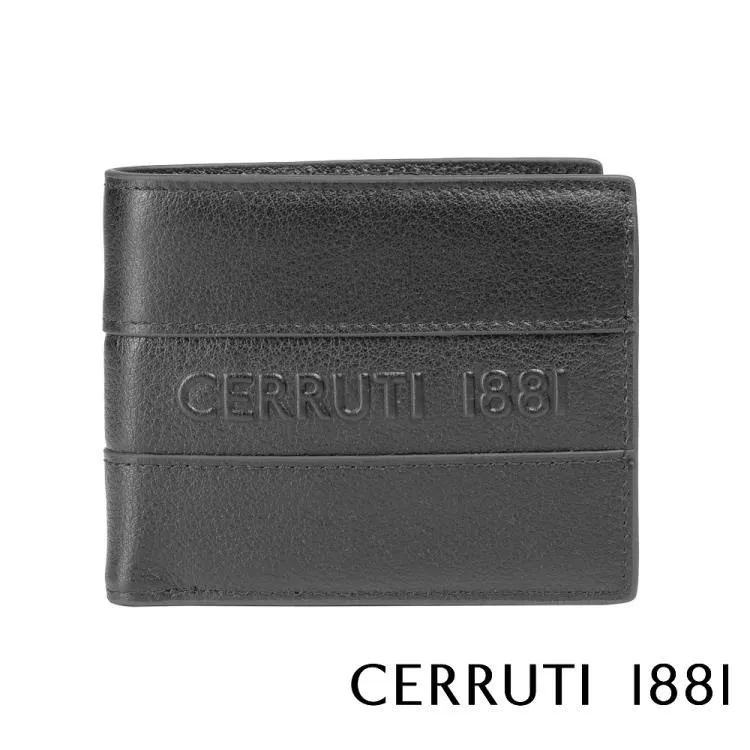 【CERRUTI 1881】頂級義大利小牛皮8卡男用短夾HIROSHI系列 黑色 全新專櫃展示品 (CEPU05716M) 歷史價格詳細信息
