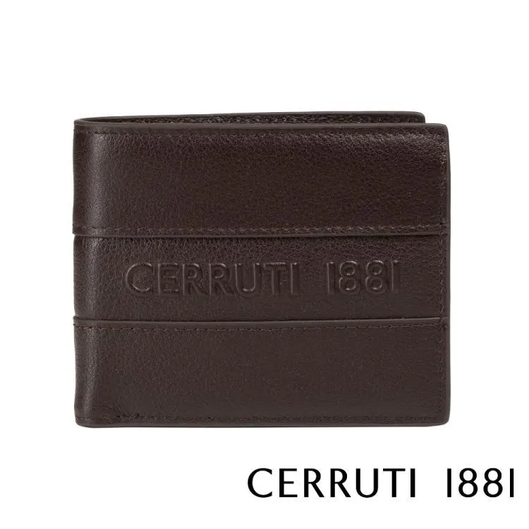 CERRUTI 1881 咖啡色壓紋防刮 HOVE 全皮 男夾/短夾 歷史價格詳細信息