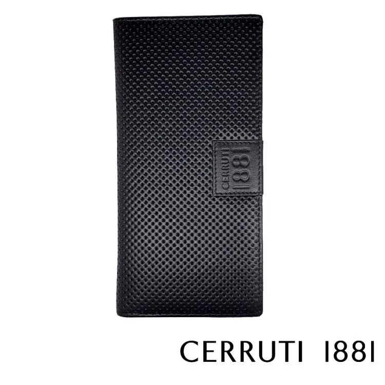 【Cerruti 1881】頂級義大利小牛皮12卡長夾 KLAUS系列(黑色 CEPU05541M) 歷史價格詳細信息