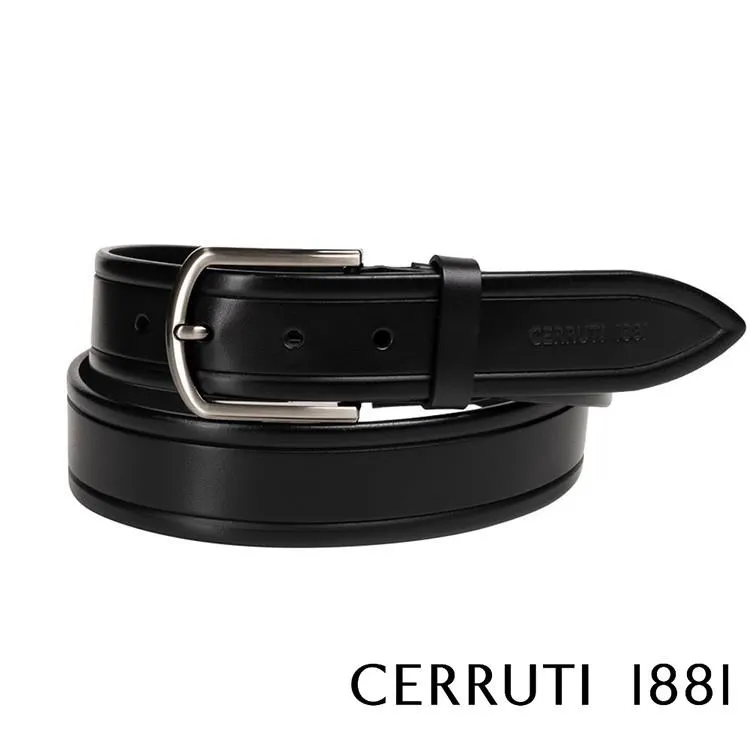 【Cerruti 1881】頂級義大利小牛皮皮帶(黑色 CECU06070M) 歷史價格詳細信息