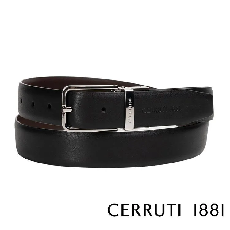 【Cerruti 1881】頂級義大利小牛皮皮帶(黑色 CECU06070M) 歷史價格詳細信息