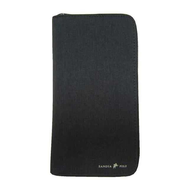 SANDIA-POLO 長型中性皮夾進口專櫃100%進口皮革長型皮夾三折 歷史價格詳細信息