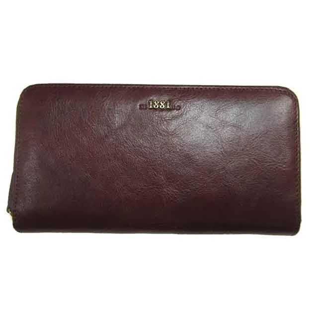 長夾中性款100%進口牛皮革長型皮夾二段三折暗釦型大容量不折鈔 歷史價格詳細信息