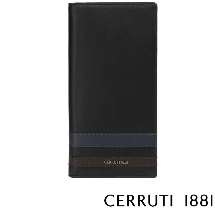 【Cerruti 1881】頂級義大利小牛皮12卡長夾 KLAUS系列(黑色 CEPU05541M) 歷史價格詳細信息