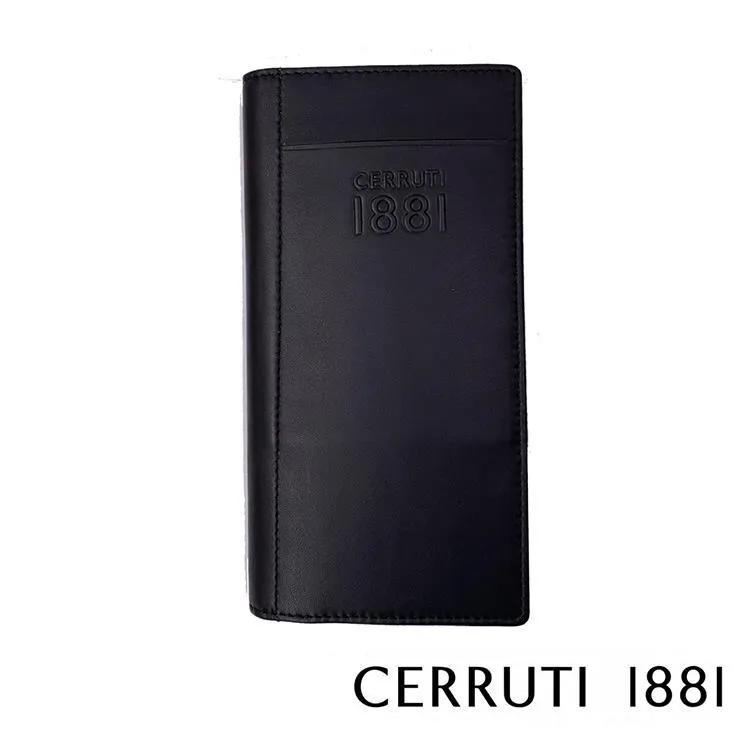 【Cerruti 1881】頂級義大利小牛皮12卡長夾 KLAUS系列(黑色 CEPU05541M) 歷史價格詳細信息