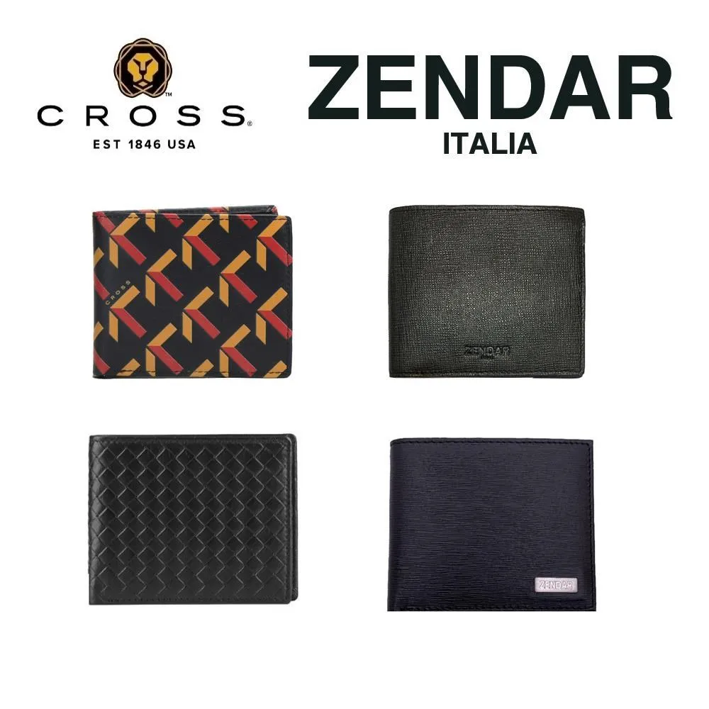 【CROSS x ZENDER】限量2折 頂級小牛皮男用皮夾 全新專櫃展示品 歷史價格詳細信息
