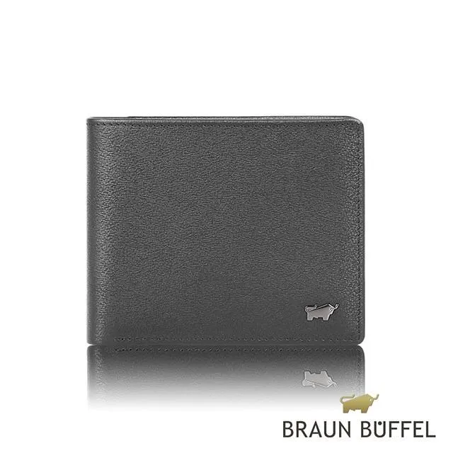 BRAUN BUFFEL 德國小金牛 戰神系列6卡男夾 - 黑色 BF378-312-BK 歷史價格詳細信息