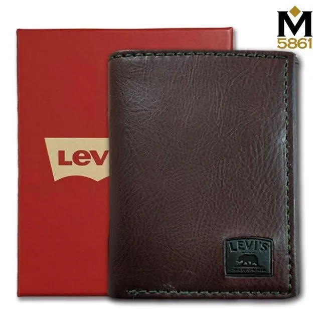 【Levis】Levi's 男皮夾 短夾 牛皮夾 銘標Logo 吊牌+黑色紙盒裝／黑色 歷史價格詳細信息