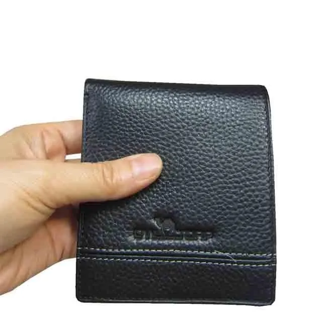 短夾男仕短型皮夾荔枝紋軟皮革設計100%進口牛皮革材質標準尺寸固定型證件夾 歷史價格詳細信息