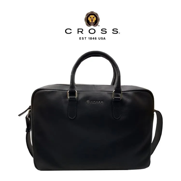 【CROSS】限量1折 頂級小牛皮手提/斜背公事包 湯米系列 全新專櫃展示品(14吋) 歷史價格詳細信息