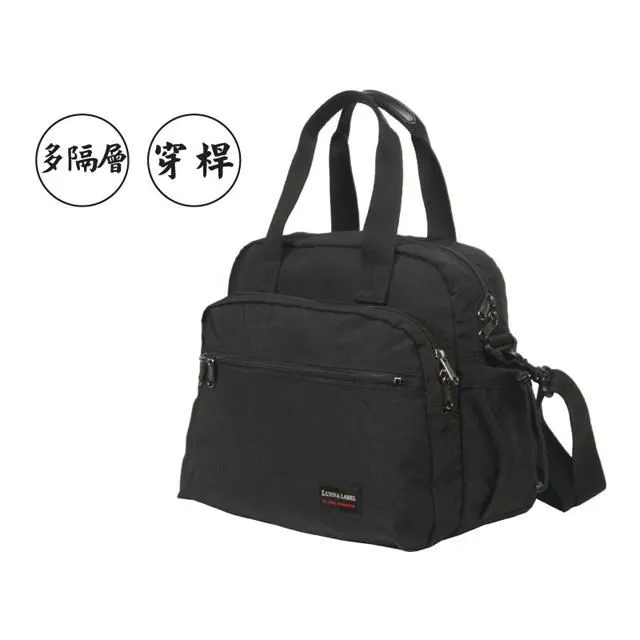 YESON 肩側包大容量可放A4資料夾手提肩側包高單數防水尼龍布材質 歷史價格詳細信息