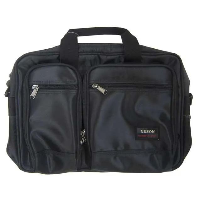 YESON 公事包後背超大容量A4資夾電腦主袋+外袋共四層高單數防水尼龍 歷史價格詳細信息