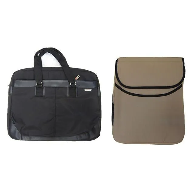 台灣製造 防水尼龍料 補習袋 購物袋 外出袋 A4可放 左側可放600CC水 耐用 大容量超實用  單一色黑色 歷史價格詳細信息