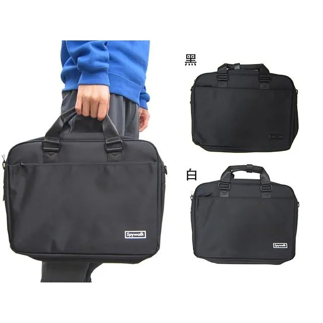 SPYWAL 文件包中小型容量公事包防水尼龍布可手提肩背斜側背可放A4資料夾 歷史價格詳細信息