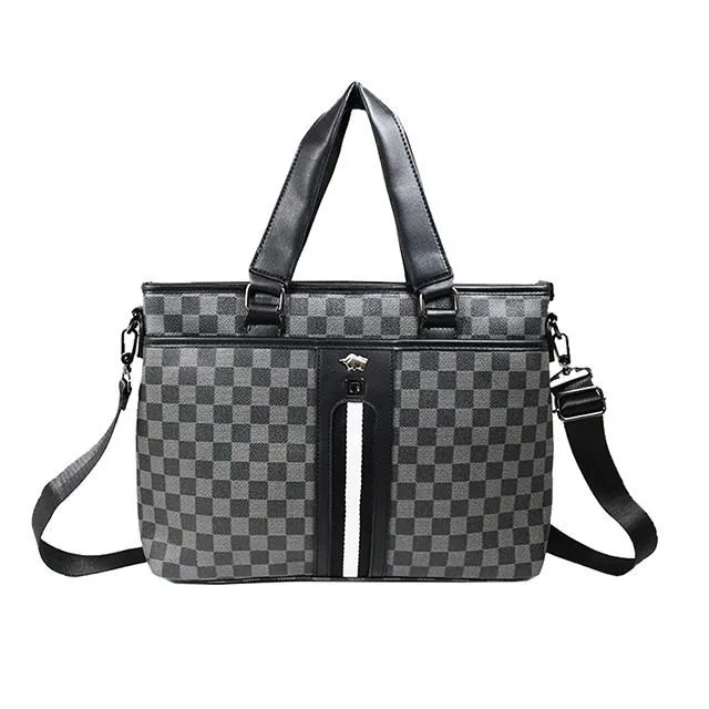 DRAKA 達卡 - Re.Simple系列-超纖皮革方格紋手拿包-6卡零錢袋 歷史價格詳細信息