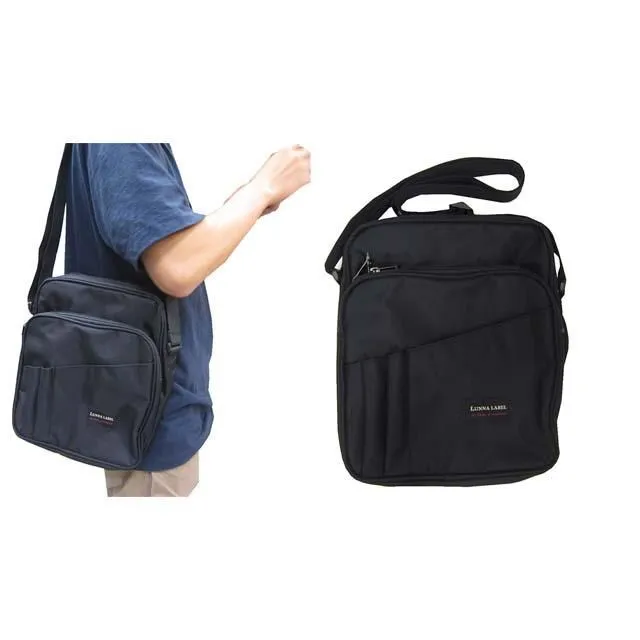斜背包中容量主袋+外袋共四層8吋平板防水帆布肩斜側背多外袋口全齡男女適可刷洗 歷史價格詳細信息