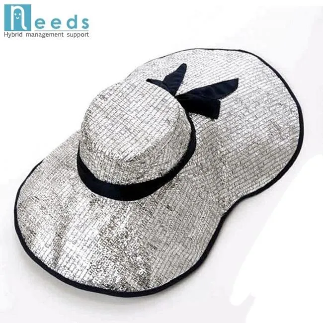 日本NEEDS超輕超長66cm鋁箔UPF50+防曬帽遮陽帽692984(超寬帽簷15-33cm) 歷史價格詳細信息