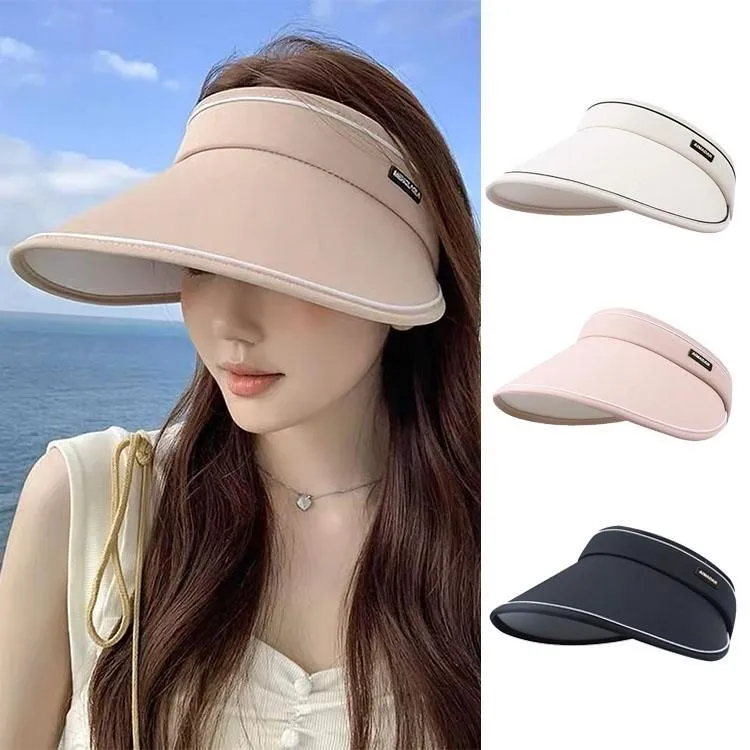 ins時尚大簷遮陽帽 空頂帽 休閒帽 鴨舌空頂帽 防曬帽 高質感百搭 歷史價格詳細信息