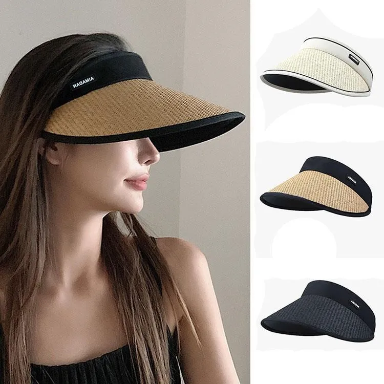 ins時尚大簷遮陽帽 空頂帽 休閒帽 鴨舌空頂帽 防曬帽 高質感百搭 歷史價格詳細信息