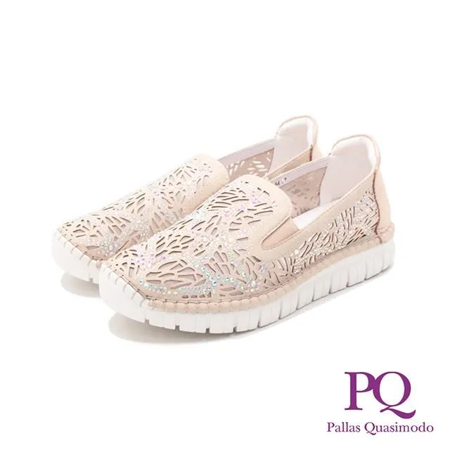 PQ(女)優雅圓圈盪鑽樂福鞋 女鞋-藍色(另有灰色) 歷史價格詳細信息