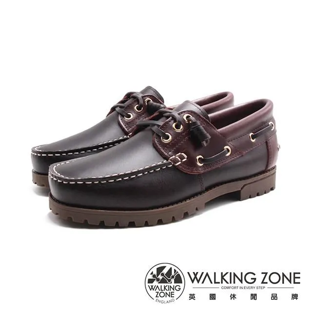 WALKING ZONE(女)雙色款 帆船雷根鞋 女鞋－深油咖色 歷史價格詳細信息