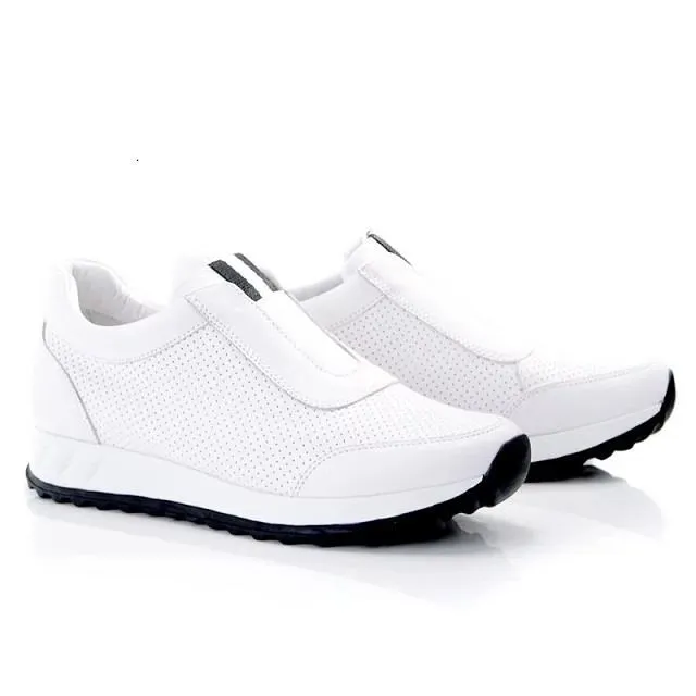 Keeley Ann我的日常生活 小雛菊輕量厚底軟墊休閒鞋(白色376972240) 歷史價格詳細信息