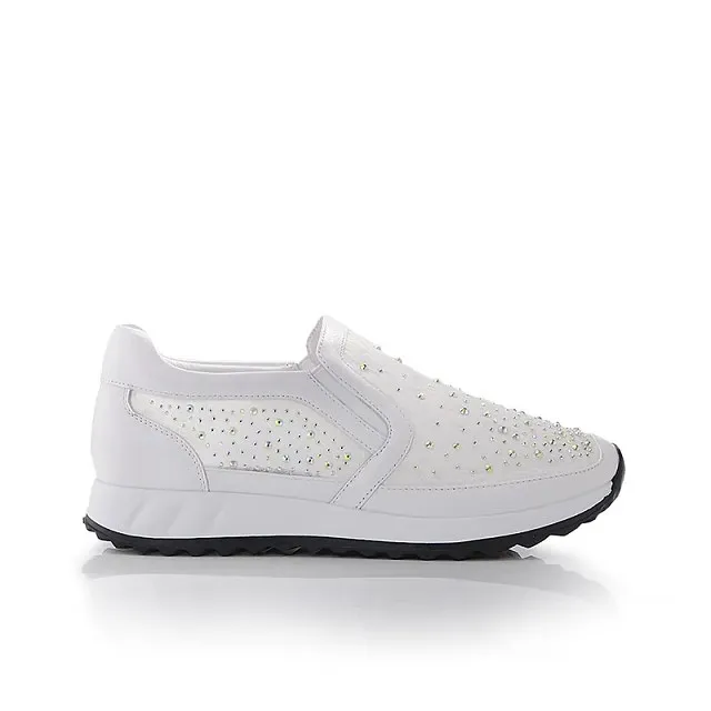 Keeley Ann水鑽方釦飛織休閒鞋(黑色476787410) 歷史價格詳細信息