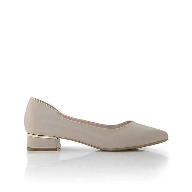 Keeley Ann素面漆皮圓釦瑪莉珍鞋(粉紅色325567256) 歷史價格詳細信息