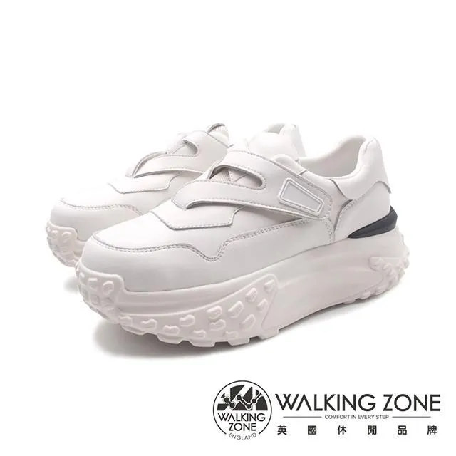 WALKING ZONE(女)魔鬼氈增高止滑涼鞋 女鞋-藍色(另有紅色) 歷史價格詳細信息