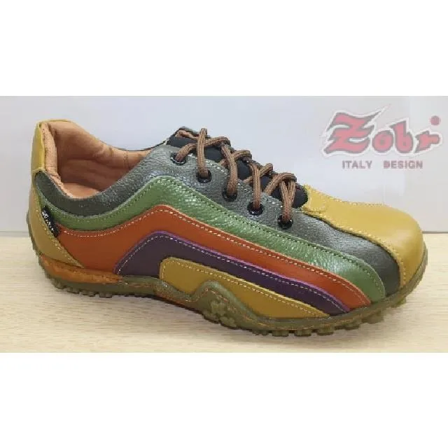 ZOBR路豹 真皮氣墊休閒鞋黃彩款 BA116 歷史價格詳細信息